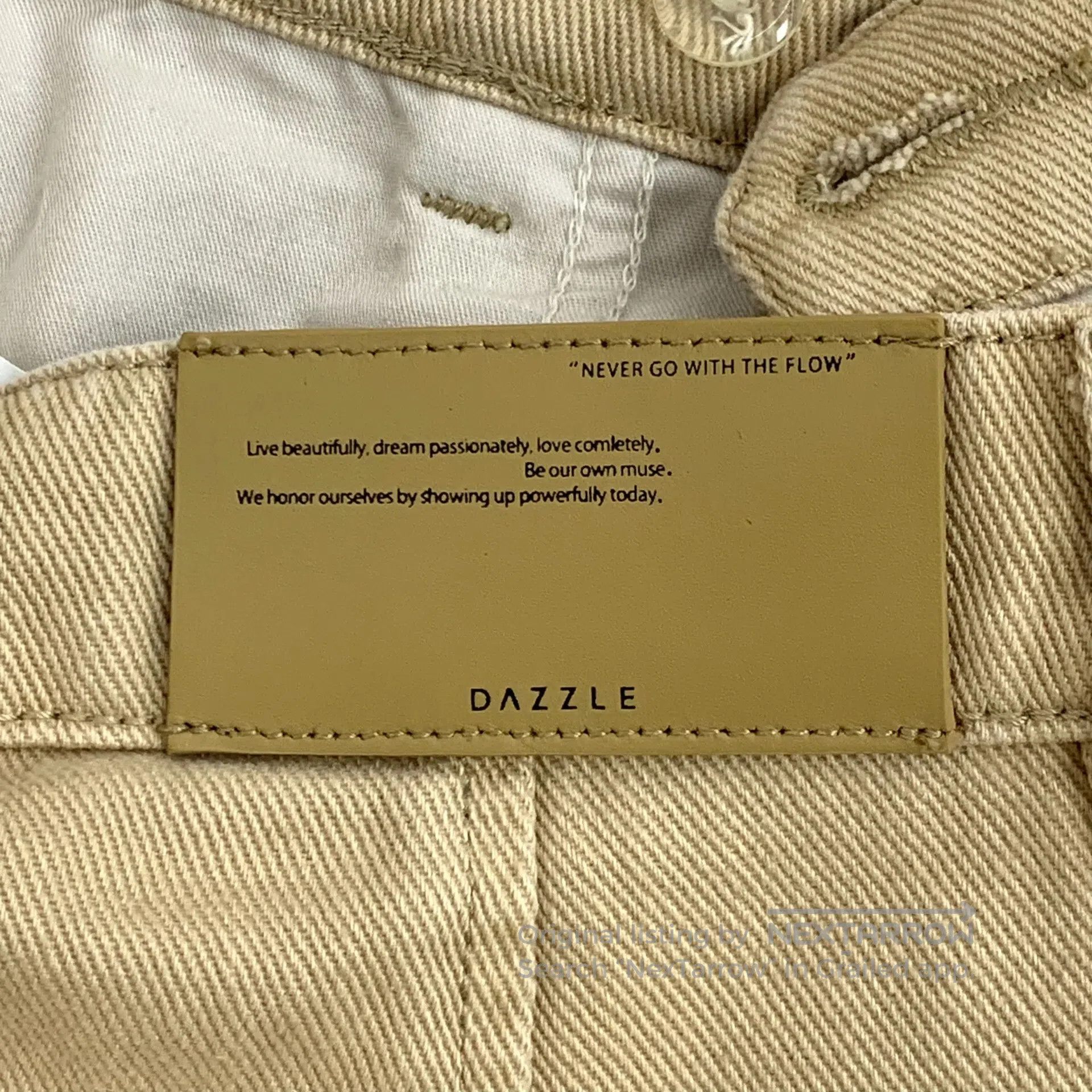 Other DAZZLE size XS Khaki Cotton Casual Work Pants| Size US 27 - 6 Thumbnail