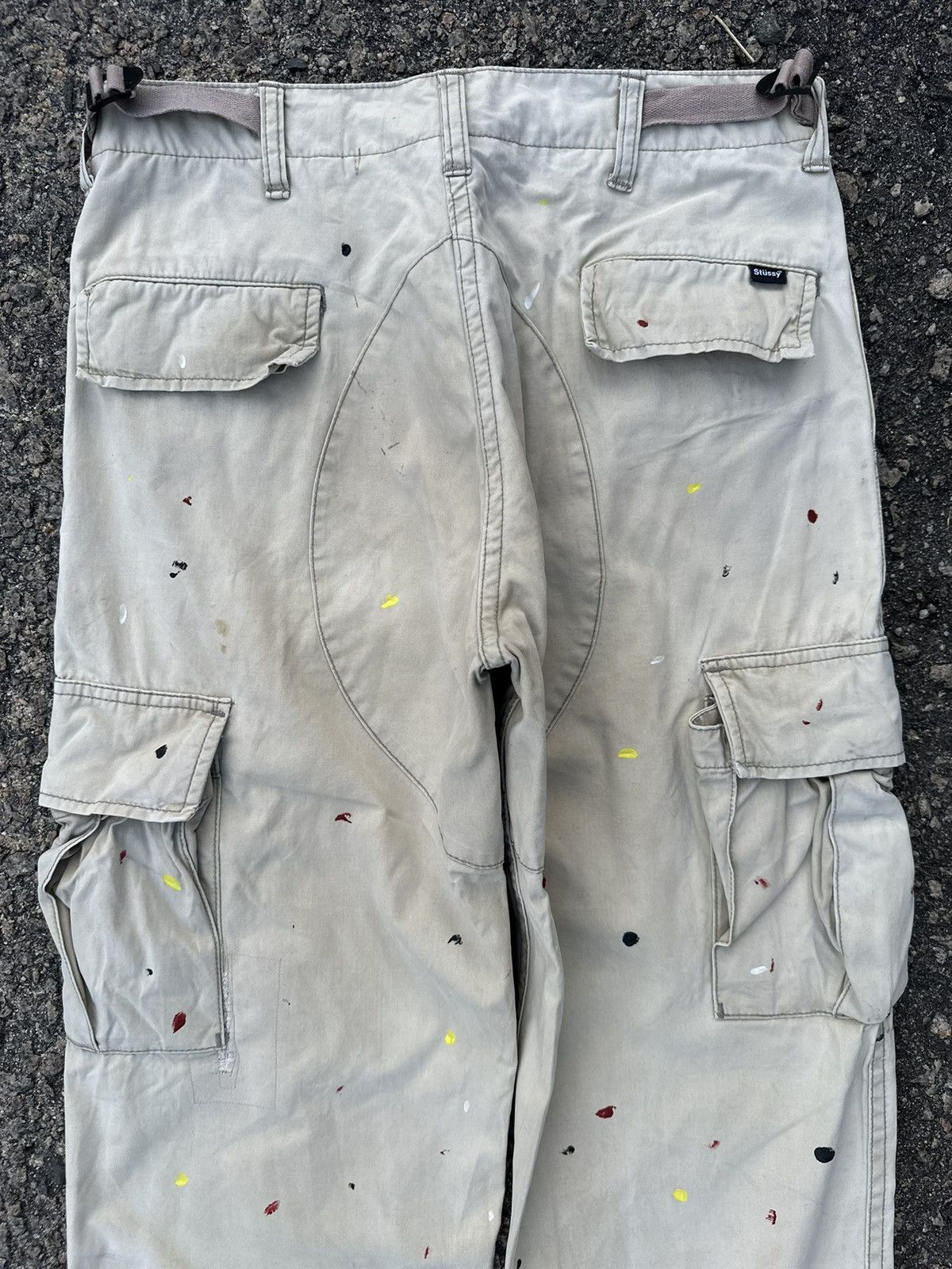 Stussy 💥JUST DROPPED💥 CARGO PANT STUSSY MULTIPOCKET PAINTED STYLE Size US 29 - 15 Thumbnail