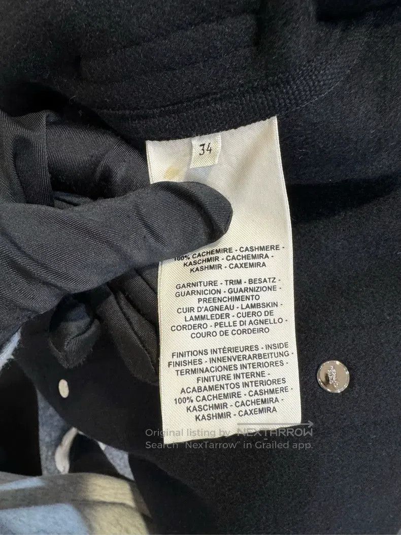 Hermes Hermes Autumn/Winter Cashmere Coat with Tree Brown Studs Size XXS / US 00 / IT 34 - 5 Thumbnail