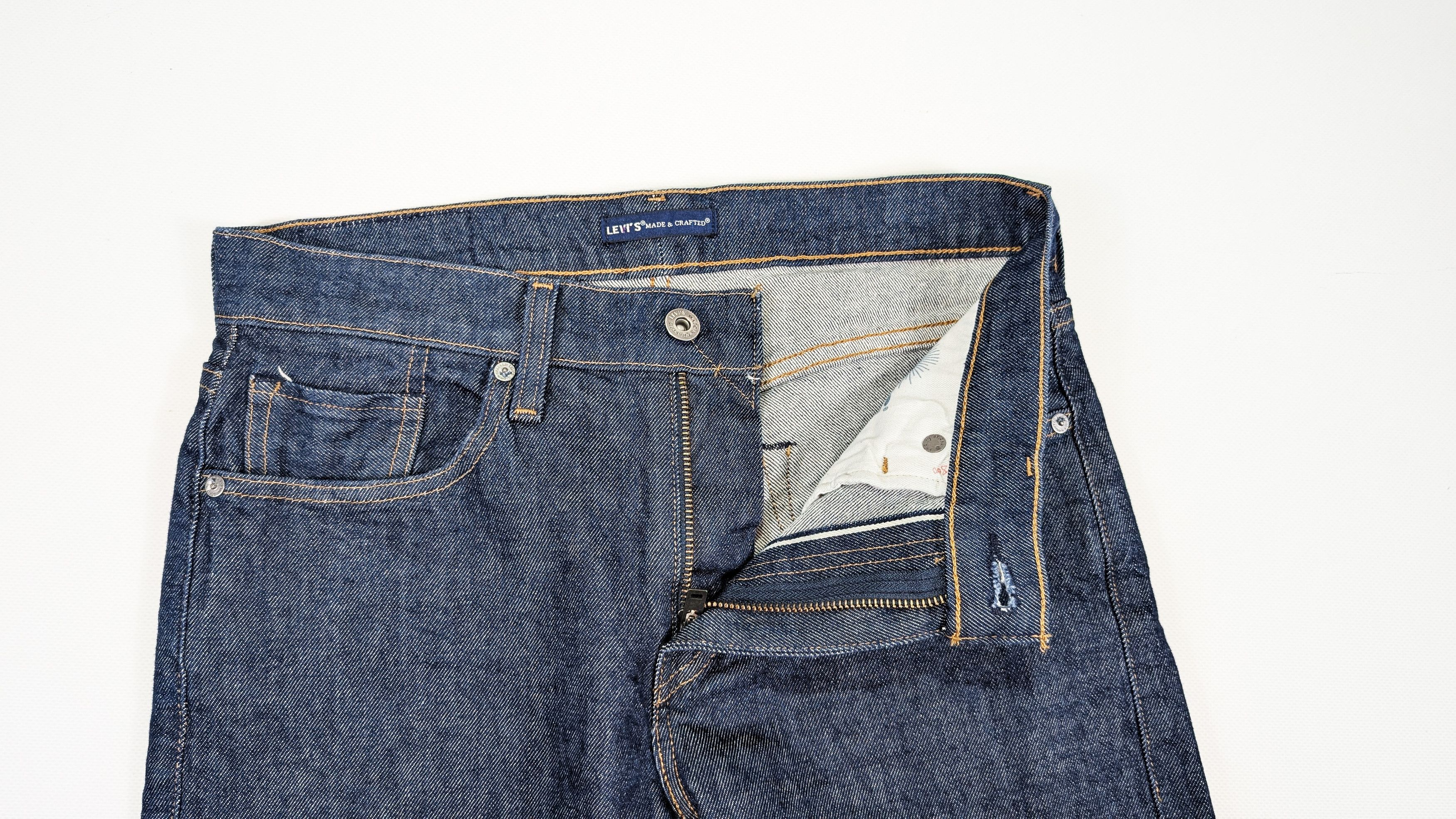 Levi's Levis Made & Crafted 512 Slim Taper Selvedge Denim Jeans Size US 29 - 6 Thumbnail