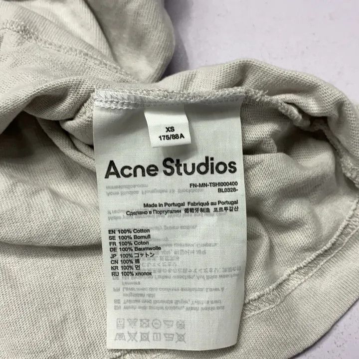 Acne Studios Acne Studios Short Sleeve High Neck T-Shirt Size US XS / EU 42 / 0 - 1 Thumbnail