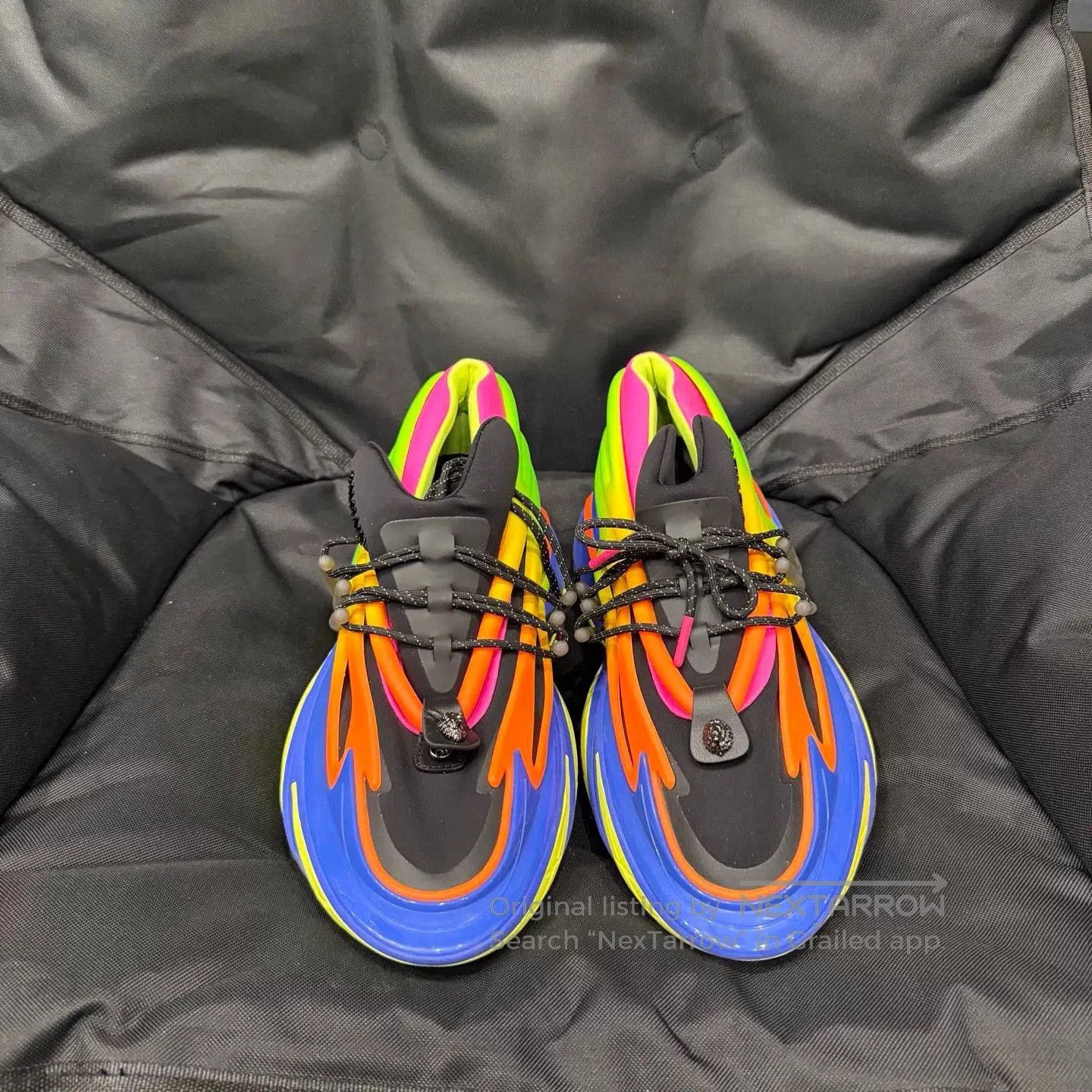 Balmain BALMAIN Unicorn Low-Top Laced Shoes. Size US 12 / EU 45 - 3 Thumbnail