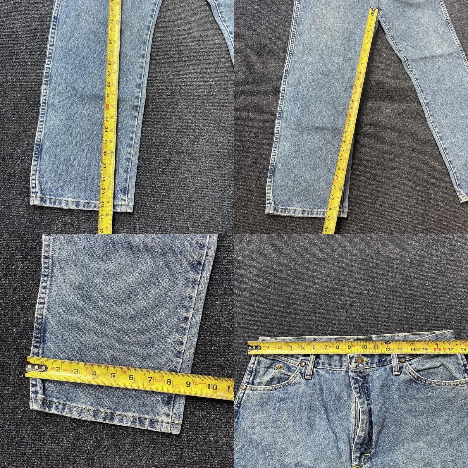 Wrangler Wrangler George Strait Jeans Mens 38x30 Blue Denim Straight Leg Cowboy Size US 30 / EU 46 - 8 Thumbnail