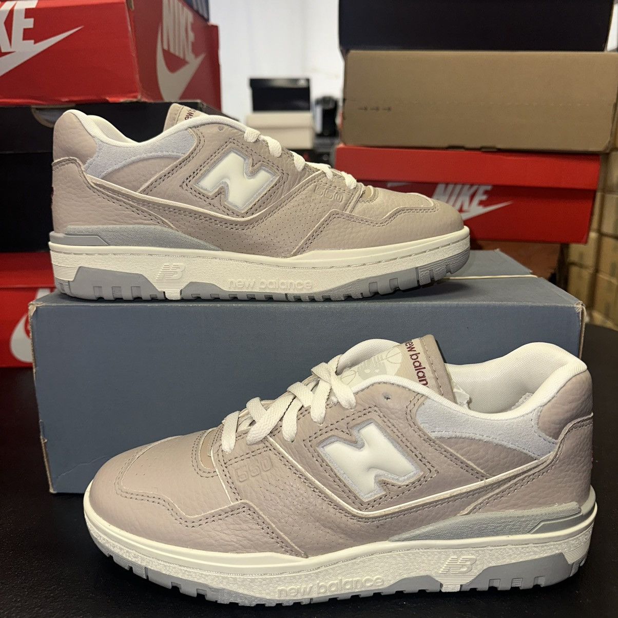 New Balance Size 8 - New Balance 550 Lunar New Year Driftwood BB550LY1 Size US 8 / EU 41 - 1 Thumbnail