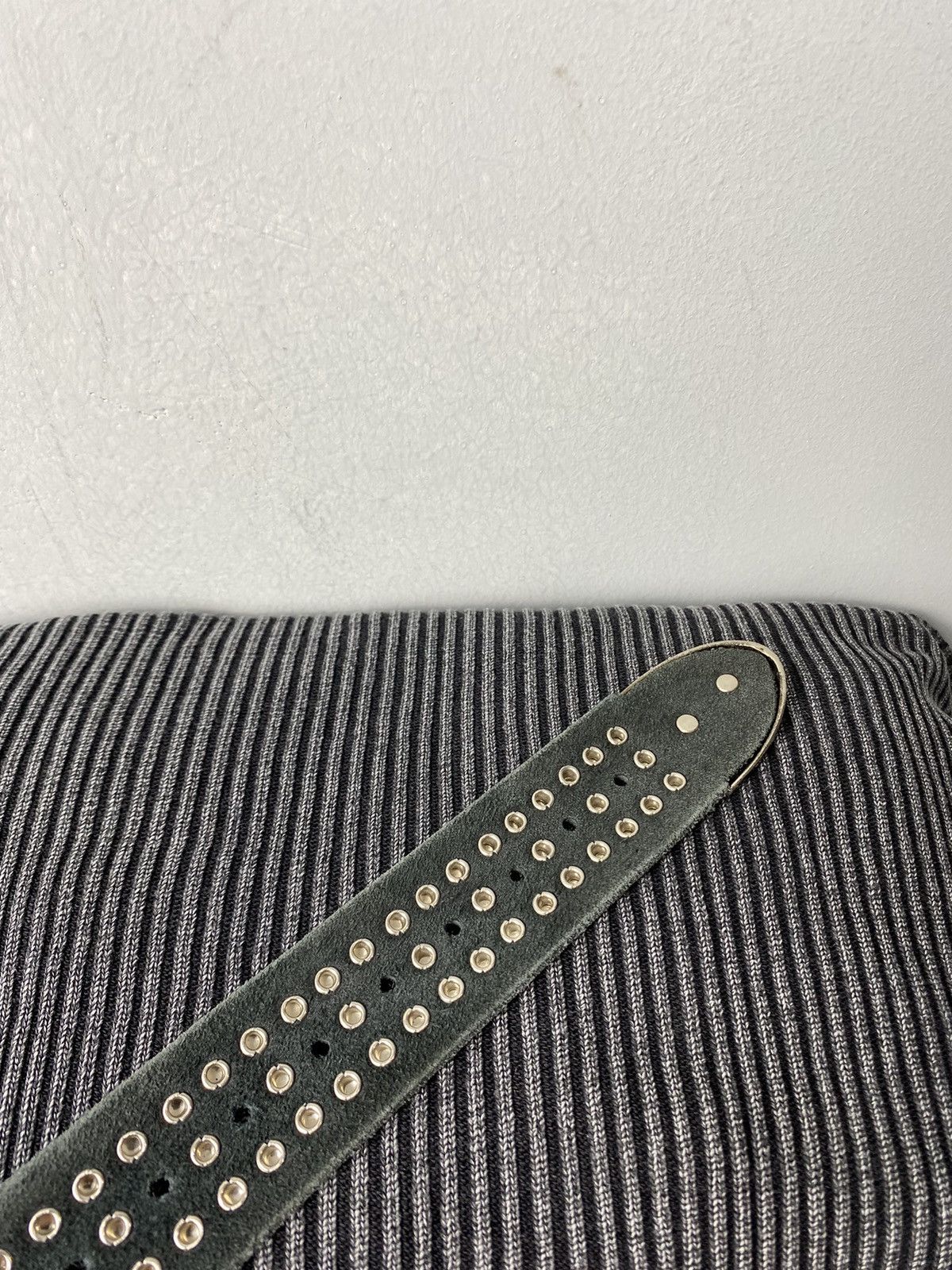 Cowboy Equipment Vintage Metal Leather Belt Cowboy Style Holland Made Size ONE SIZE - 9 Thumbnail