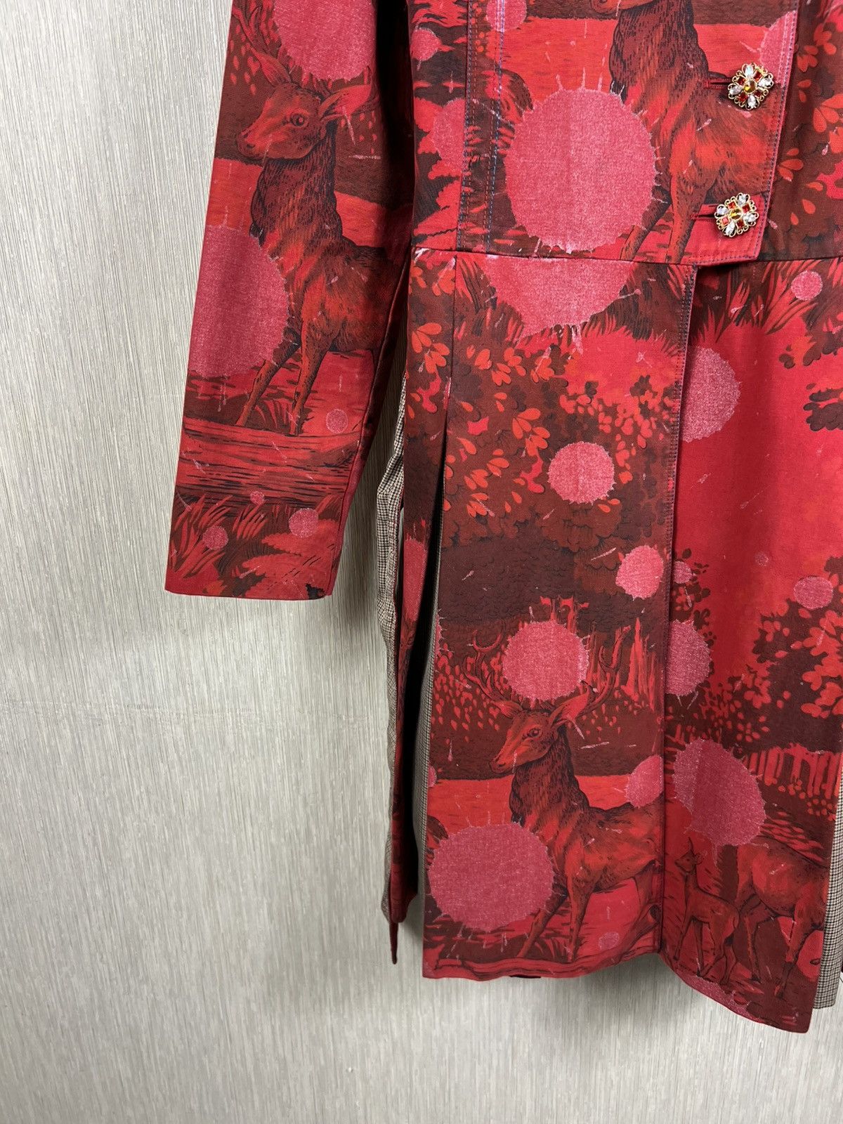 Custo Barcelona Custo Barcelona full print animal roe deer y2k long coat Size S / US 4 / IT 40 - 6 Thumbnail