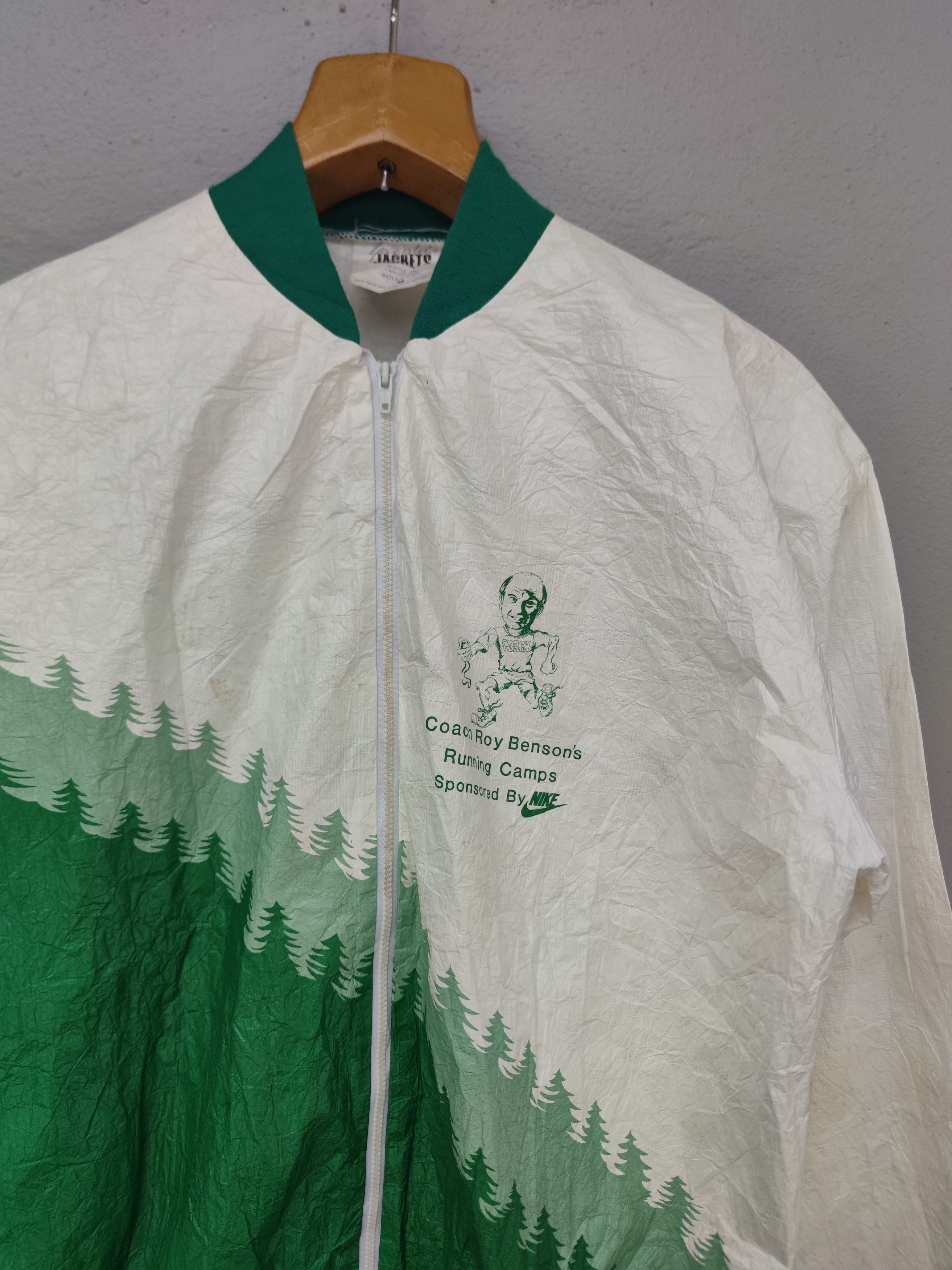 Nike Vintage 80s Nike Sponsored Coach Roy Benson's Running Camp Size US M / EU 48-50 / 2 - 4 Thumbnail