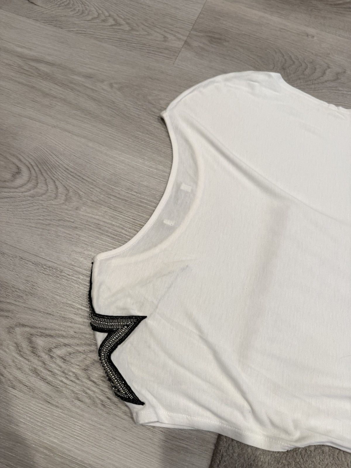 Balmain s/s 2013 studded shoulder star tee!! Size US S / EU 44-46 / 1 - 5 Thumbnail