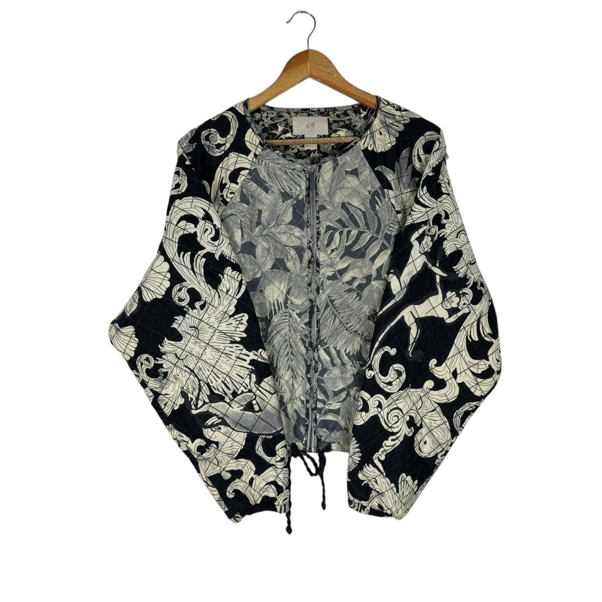 H&M ☀️H&M POP ART CROPPED BOMBER JACKET Size M / US 6-8 / IT 42-44 - 1 Thumbnail