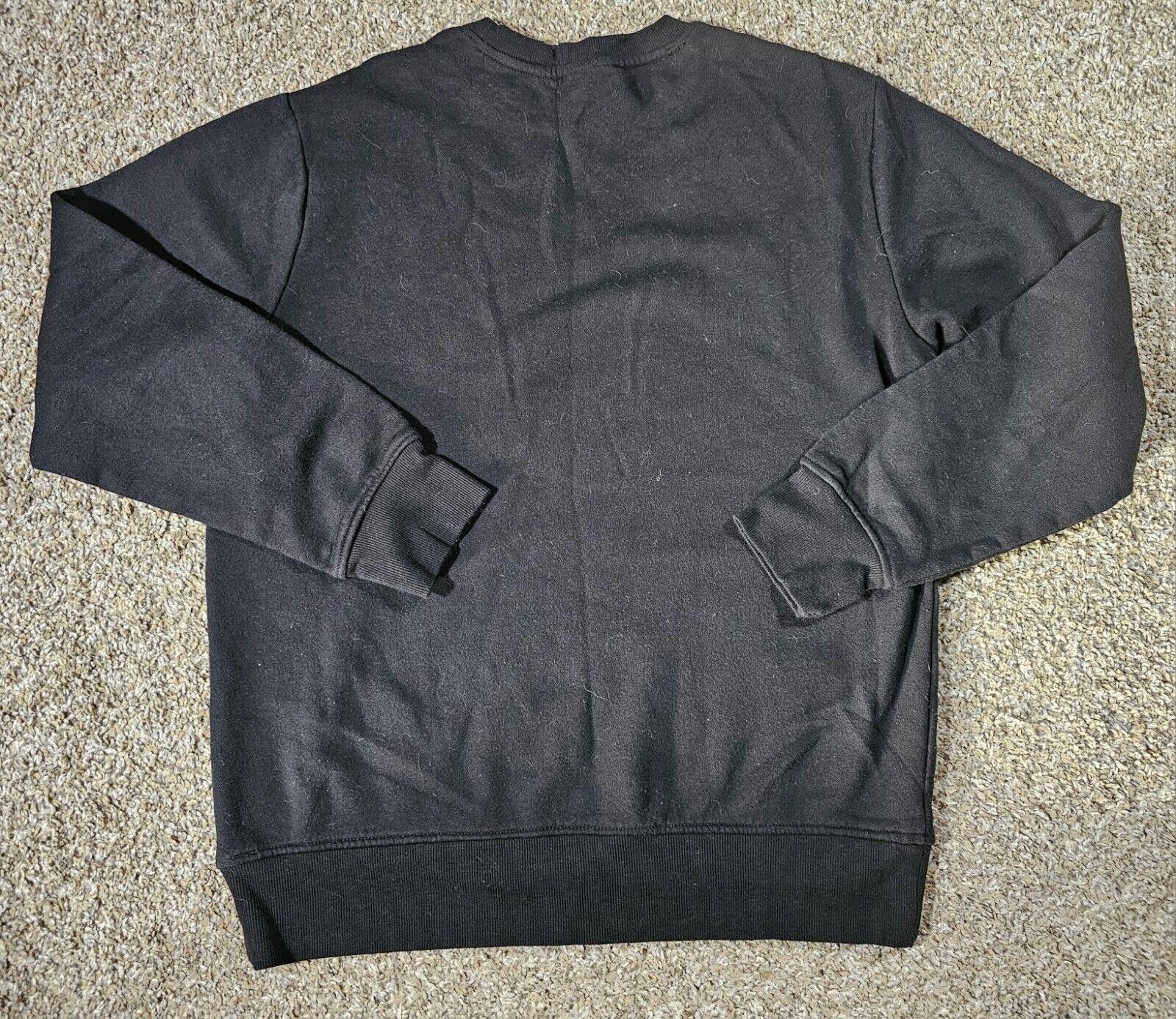 Reebok Reebok Sweater MEDIUM Crewneck Long Sleeve Spellout Black Size US M / EU 48-50 / 2 - 8 Thumbnail