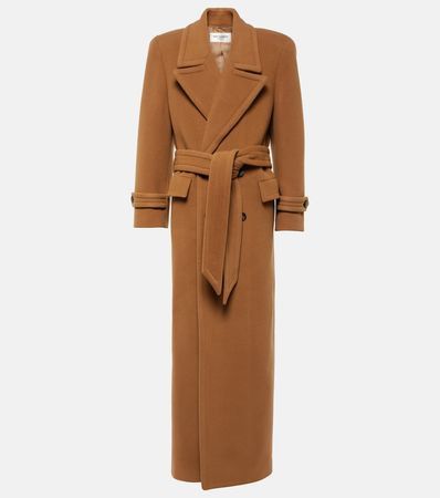 Saint Laurent Paris o1bcso1str1124 Coat in Brown Size XL / US 12-14 / IT 48-50 - 1 Preview