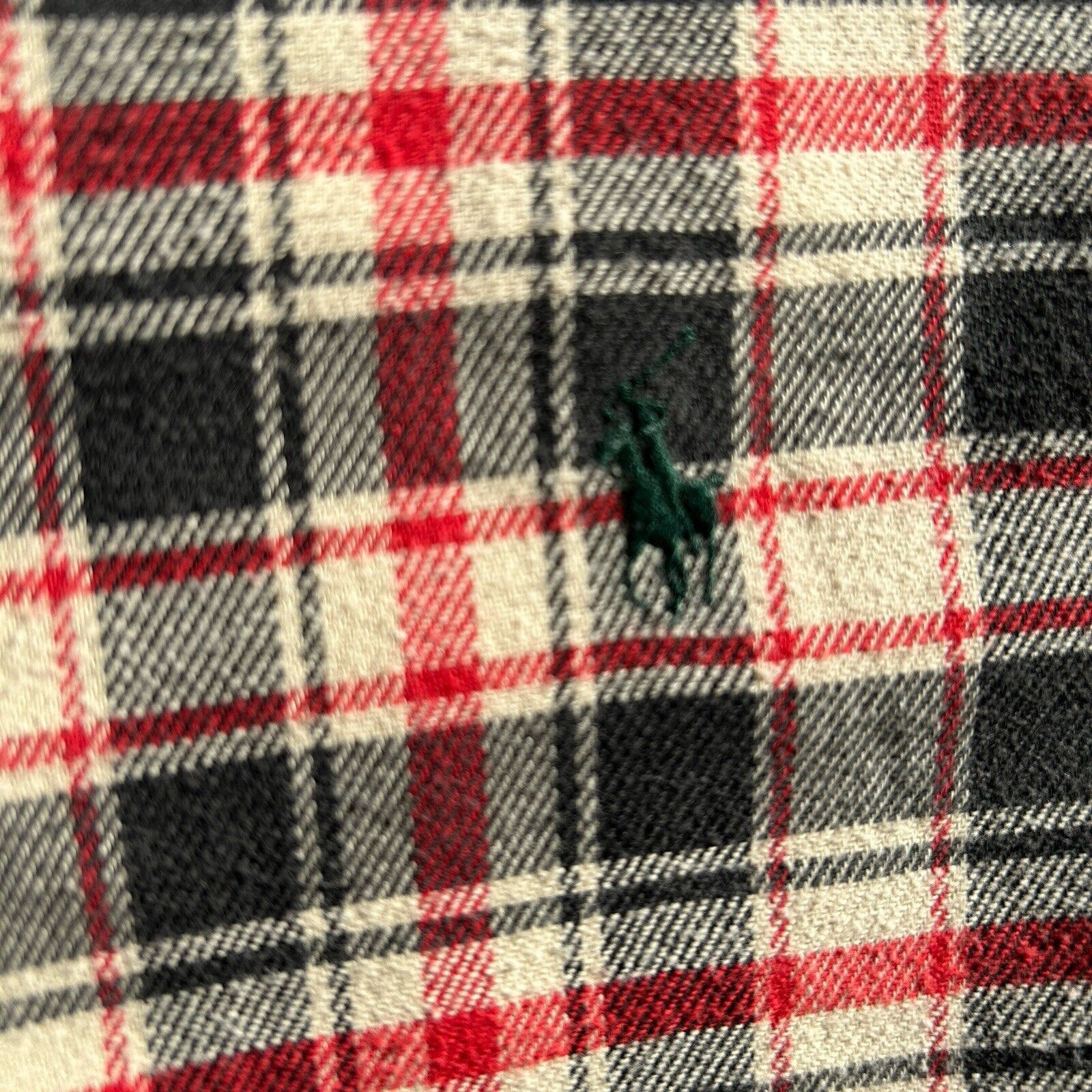 Ralph Lauren Blue Label Ralph Lauren Flannel Shirt Mens Large Plaid Black Red Size US L / EU 52-54 / 3 - 2 Thumbnail