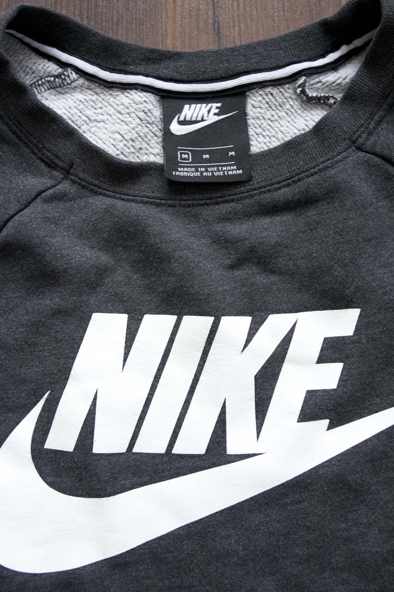 Nike Nike Sweatshirt Logo Spell Out Size M Gray Size US M / EU 48-50 / 2 - 2 Thumbnail