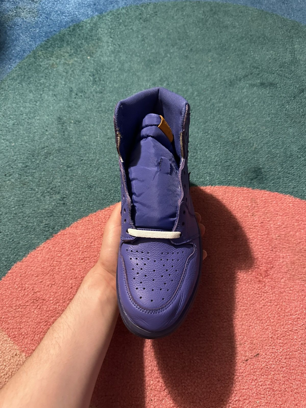 Gatorade × Jordan Brand Air Jordan 1 Retro High Gatorade Rush Violet Size US 11.5 / EU 44-45 - 9 Thumbnail