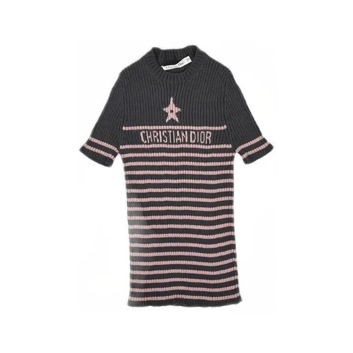 Other Dior Color Block Stripe Knit Top for Women 0079-2507 Size S / US 4 / IT 40 - 2 Thumbnail