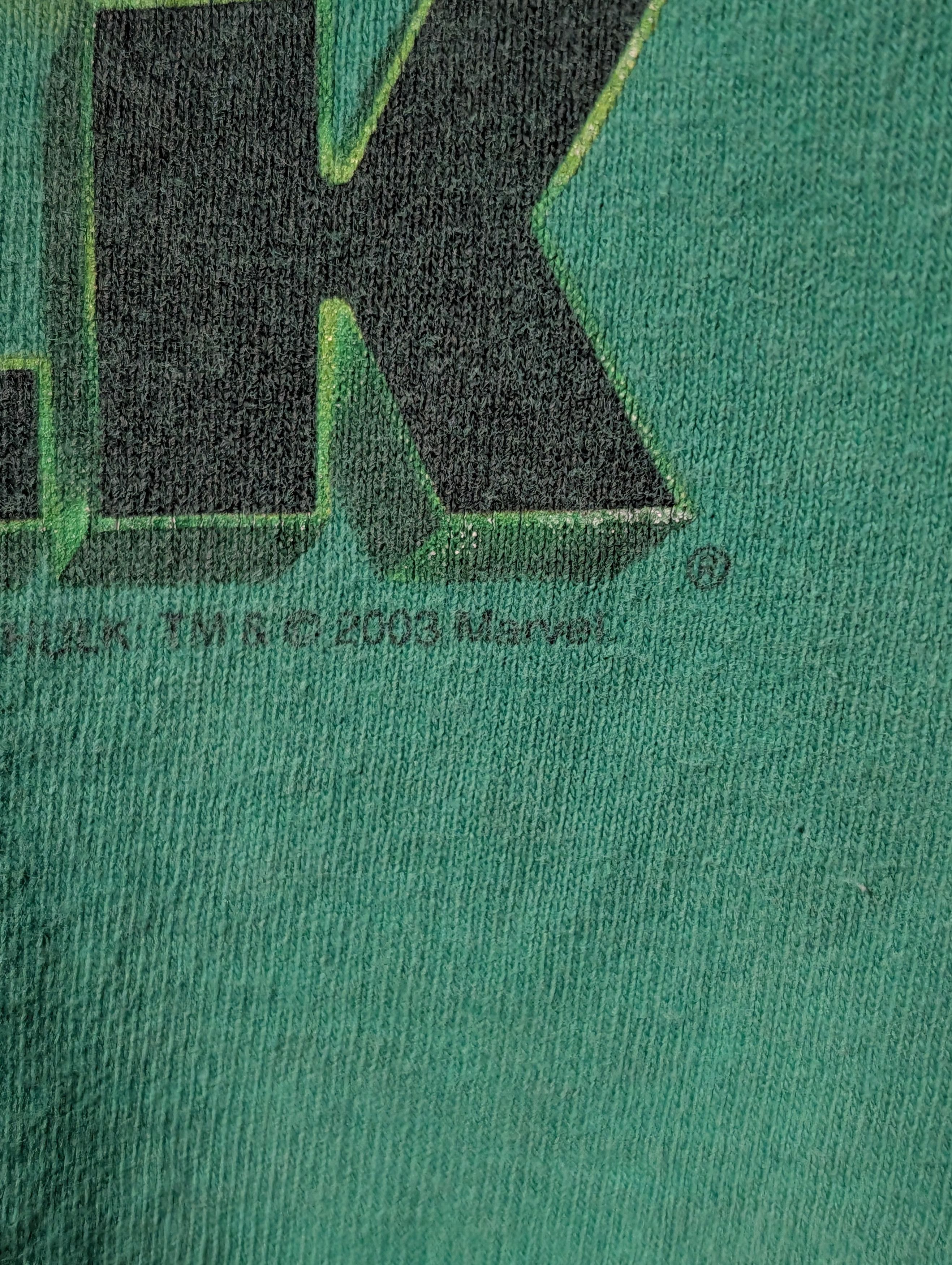 Marvel Comics Vtg Y2K 2003 Marvel Hulk Kids T-Shirt Youth Small Green Size US S / EU 44-46 / 1 - 3 Thumbnail