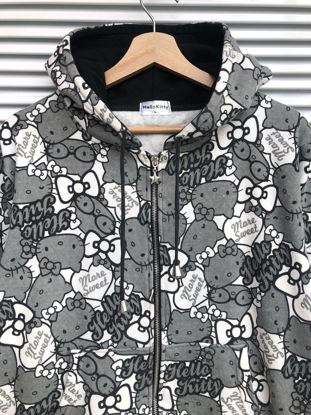 Cartoon Network Vintage Hello Kitty Hoodies / BabyKitty Milo Size US M / EU 48-50 / 2 - 2 Thumbnail