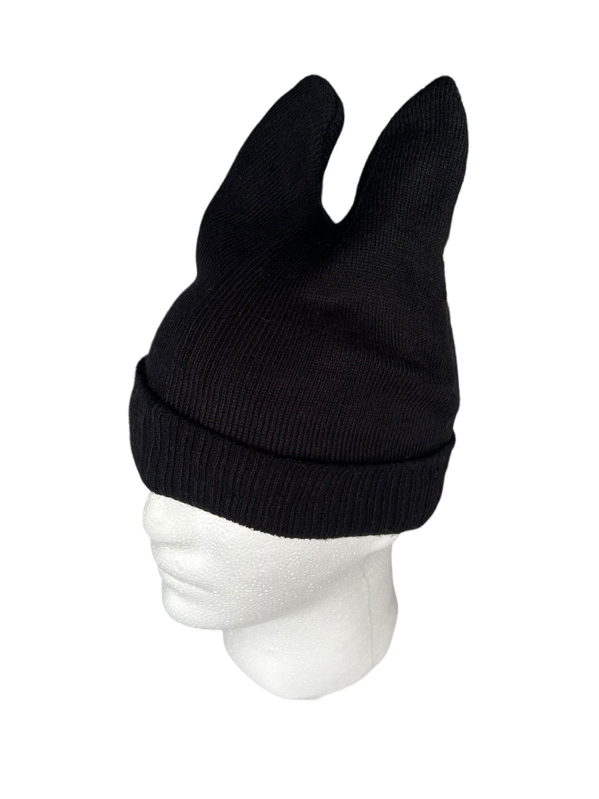 14th Addiction × Japanese Brand × Le Grande Bleu (L.G.B.) 💥DEVIL HORN Black Beanie Hats ☠️ Size ONE SIZE - 4 Thumbnail