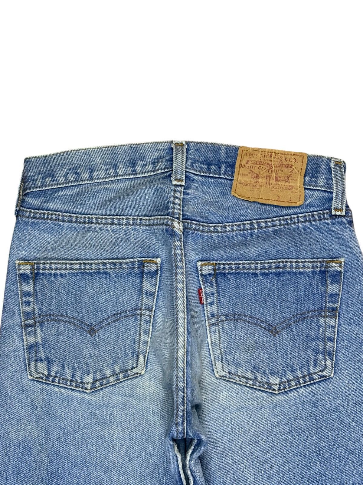 Levi's SALES🔥Vintage 80s Levis 501 Blue Wash Distress Jean Shorts Size US 27 - 10 Thumbnail