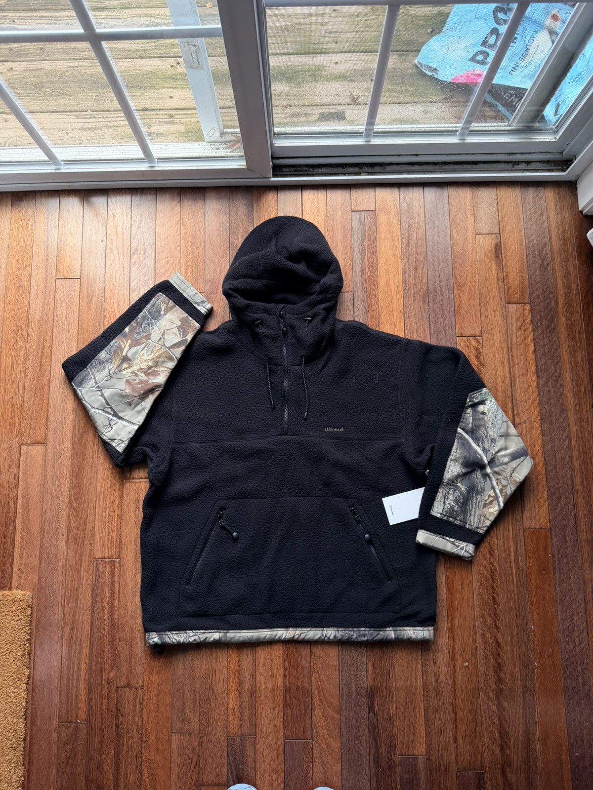 jjjjound City Camper Top - Black フリース JJJJound(ジョウンド) プルオーバーフリースジャケット City Camper