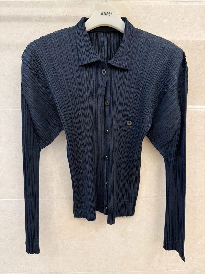 Issey Miyake Issey Miyake PP Series Denim Shirt - dmc Size US M / EU 48-50 / 2 - 1 Thumbnail