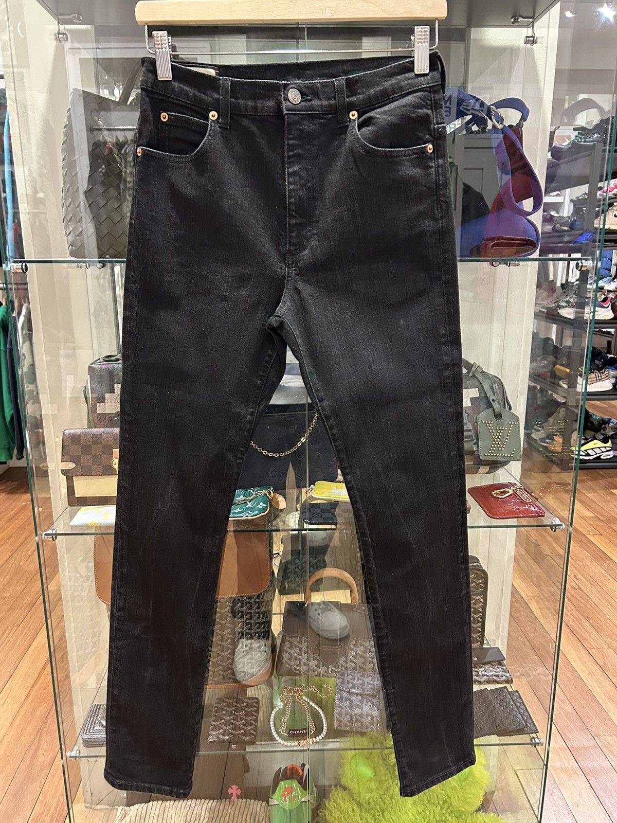 Gucci Gucci Slim Denim Jeans - Black Size US 32 / EU 48 - 1 Thumbnail