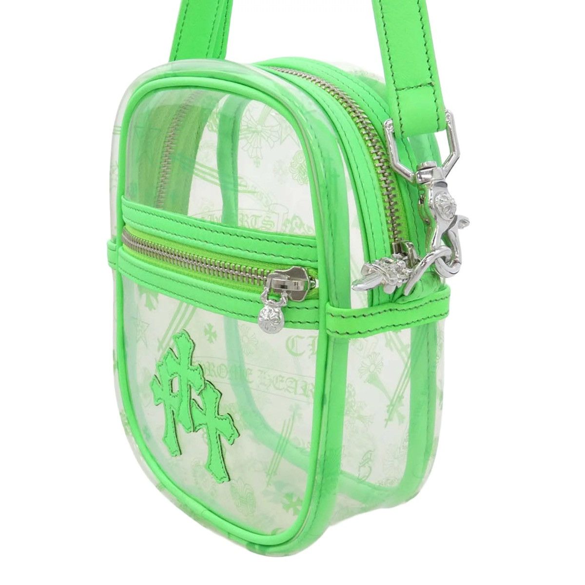 Chrome Hearts Chrome Hearts Taka Mini VINYL Bag Cross Patch PVC Pink Size ONE SIZE - 3 Thumbnail