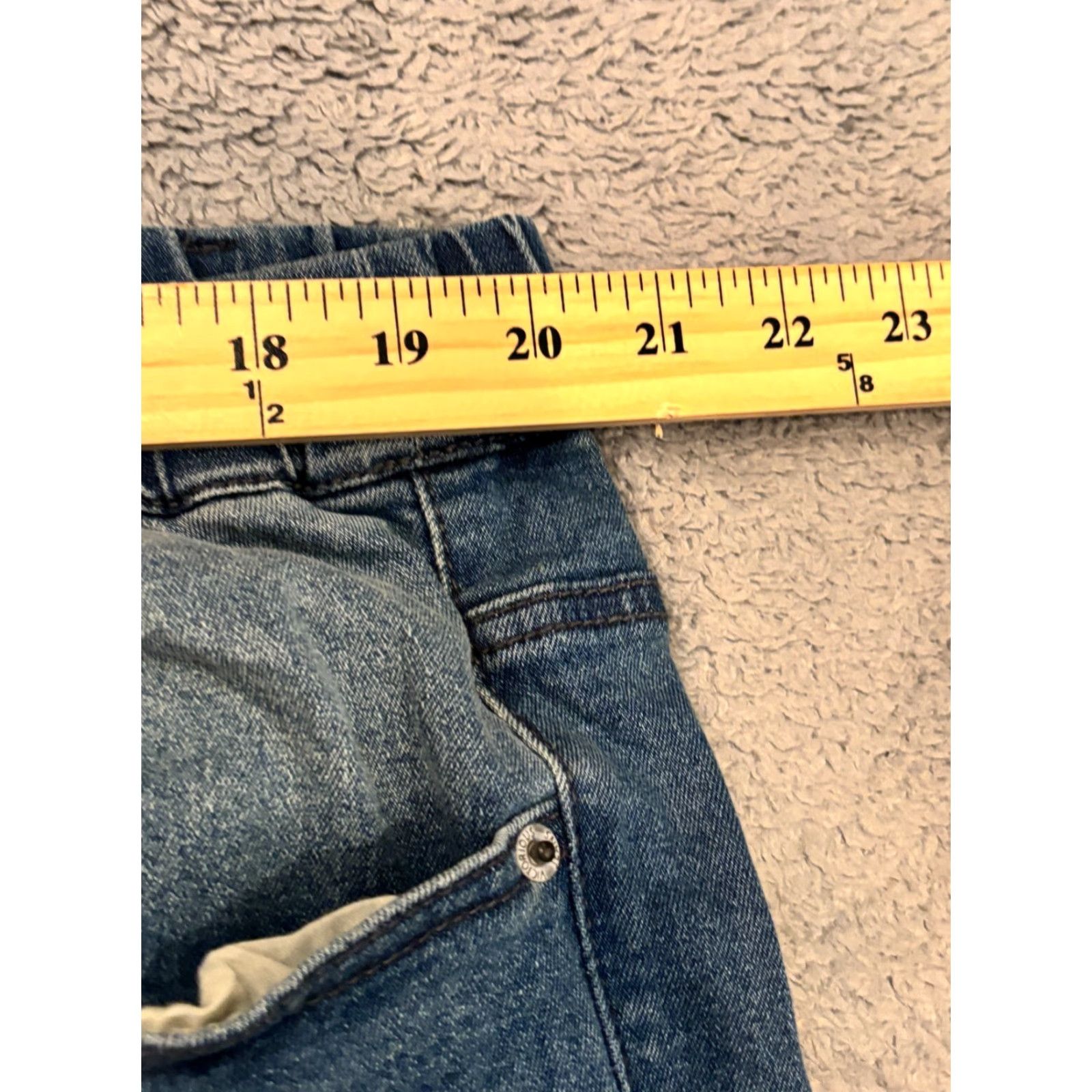 Vintage VIC TORIOUS Los Angeles Mens Jeans Joggers Pull On Elastic Waistband 4XL Blue Size US 39 - 4 Thumbnail