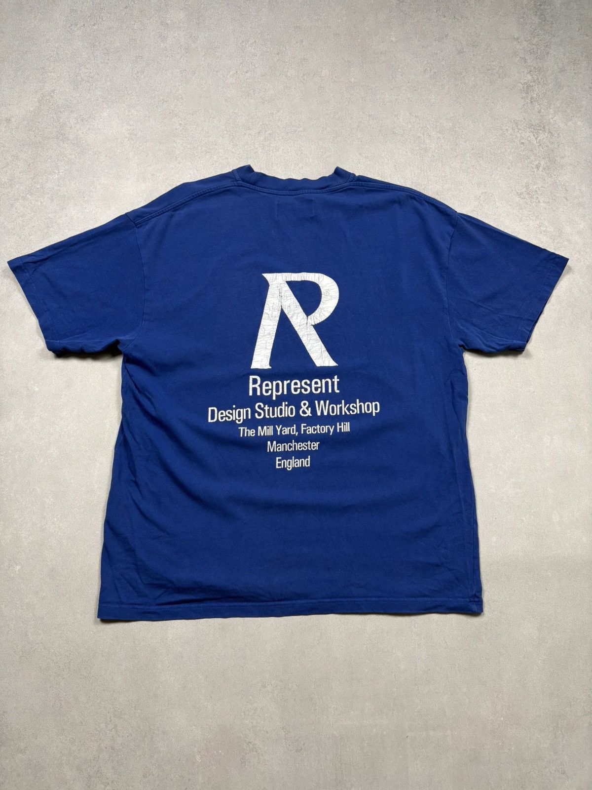 Represent Clo. Represent Blue Graphic Logo T Shirt Design Studio Workshop M Size US M / EU 48-50 / 2 - 1 Thumbnail