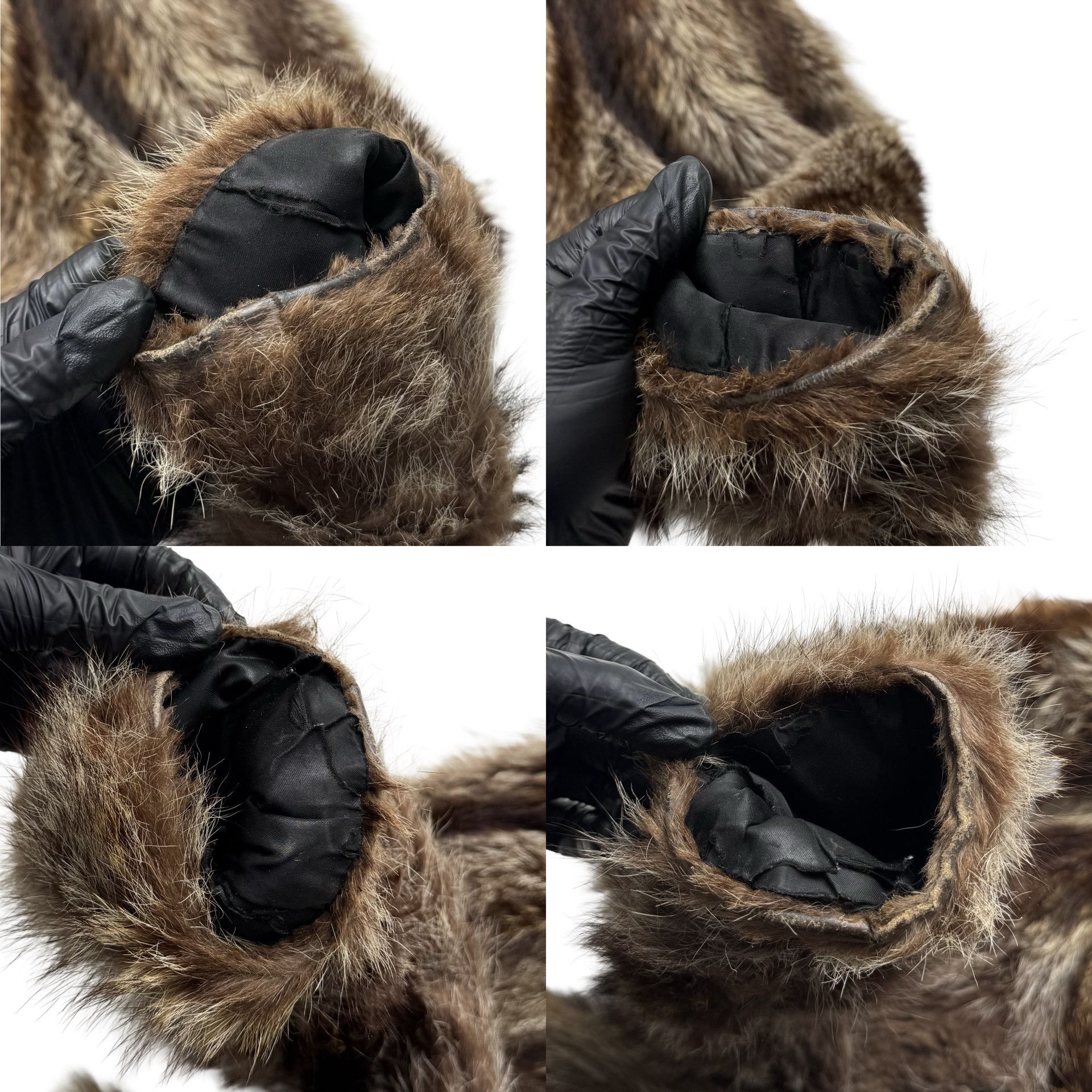 Vintage Vintage Real Fur Coat Brown Long Fur Jacket Winter Luxury Size L / US 10 / IT 46 - 24 Thumbnail