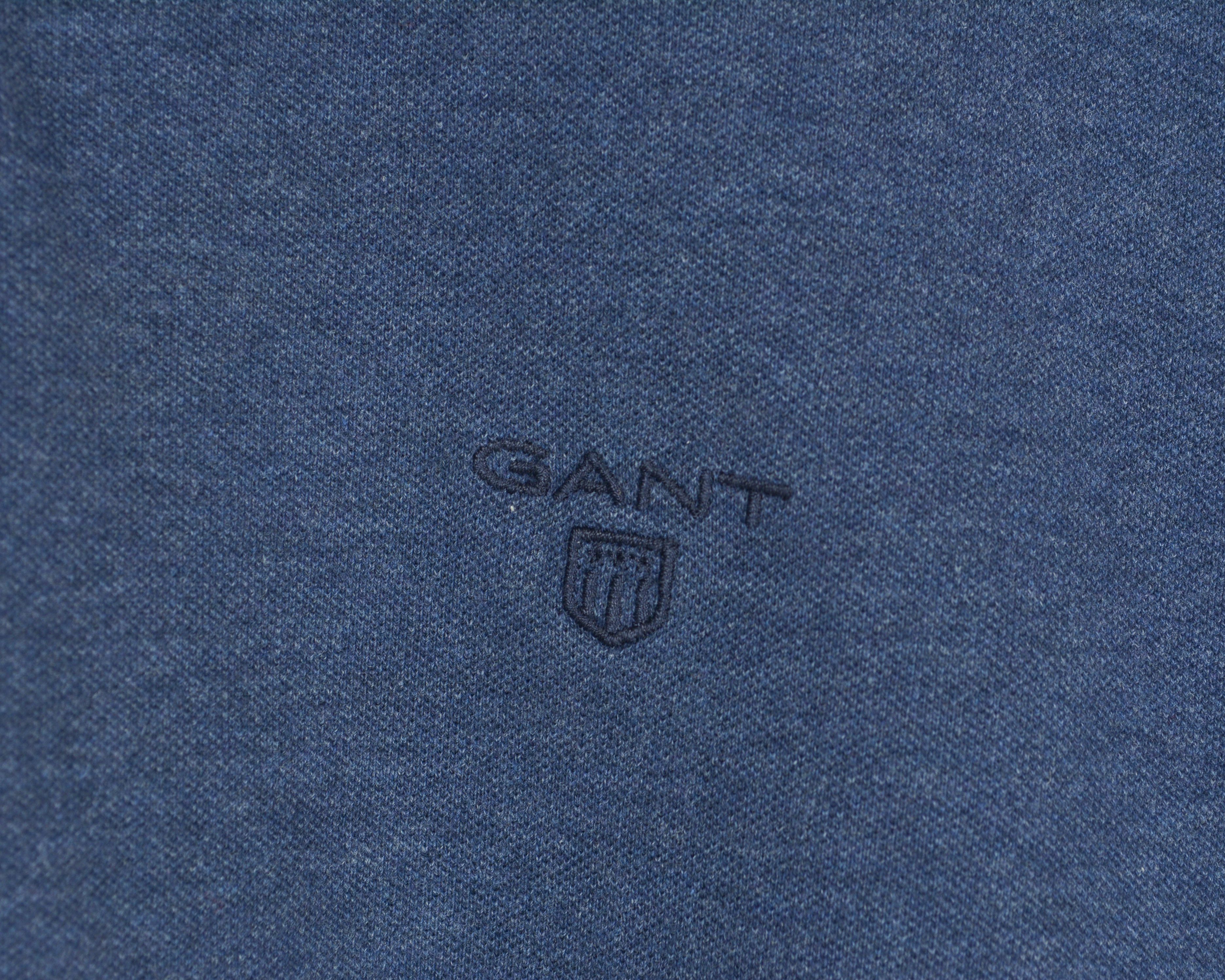 Gant Long Sleeved M Polo Shirt Rugby Pullover Blue Casual Top Size US M / EU 48-50 / 2 - 3 Thumbnail