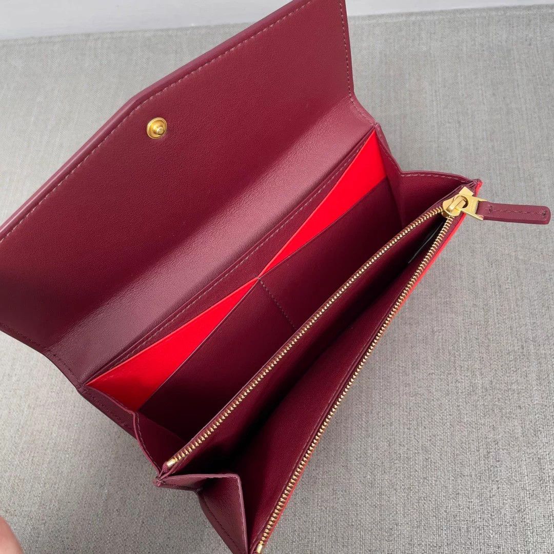 Bottega Veneta Bottega Veneta BV Women's Long Flap Wallet Clutch Italy Size ONE SIZE - 6 Thumbnail
