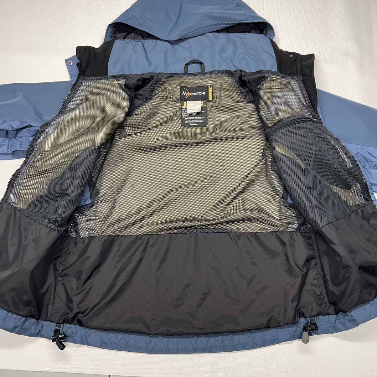 Other Moonstone Gore-Tex Jacket Blue Shell Full Zip Rain Coat Y2K Size M / US 6-8 / IT 42-44 - 7 Thumbnail