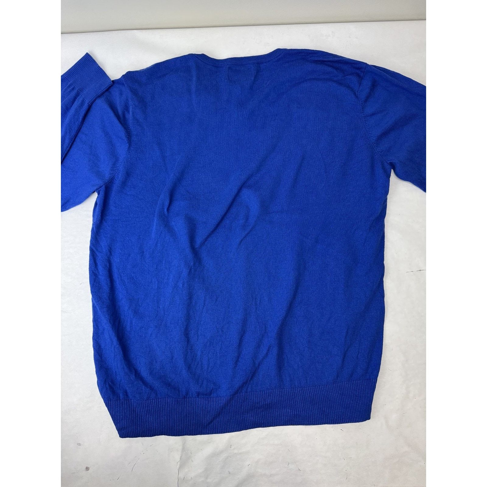 American Eagle Outfitters American Eagle Sweater Mens XXL Royal Blue Logo V-Neck Size US XXL / EU 58 / 5 - 4 Thumbnail