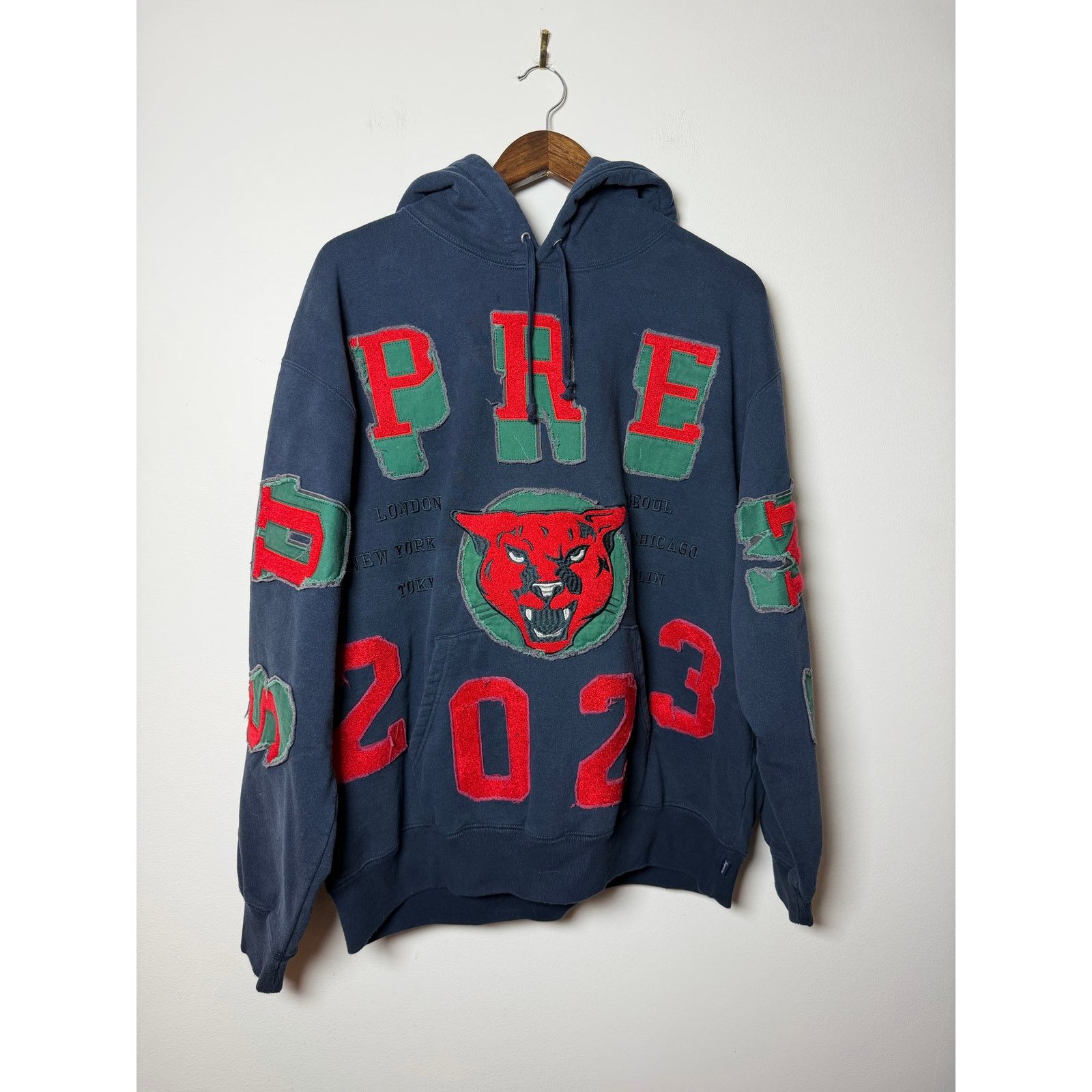 Supreme Supreme Washed Panther Hooded Sweatshirt Size US L / EU 52-54 / 3 - 2 Thumbnail