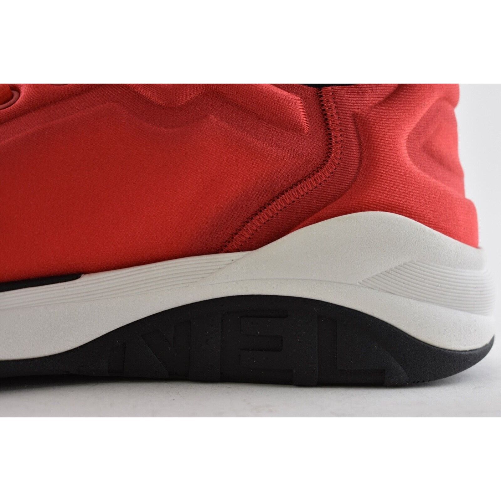 Chanel 19P Lycra CC Logo Lace Up Low Top Trainer Sneaker 36.5 Size US 6.5 / IT 36.5 - 8 Thumbnail