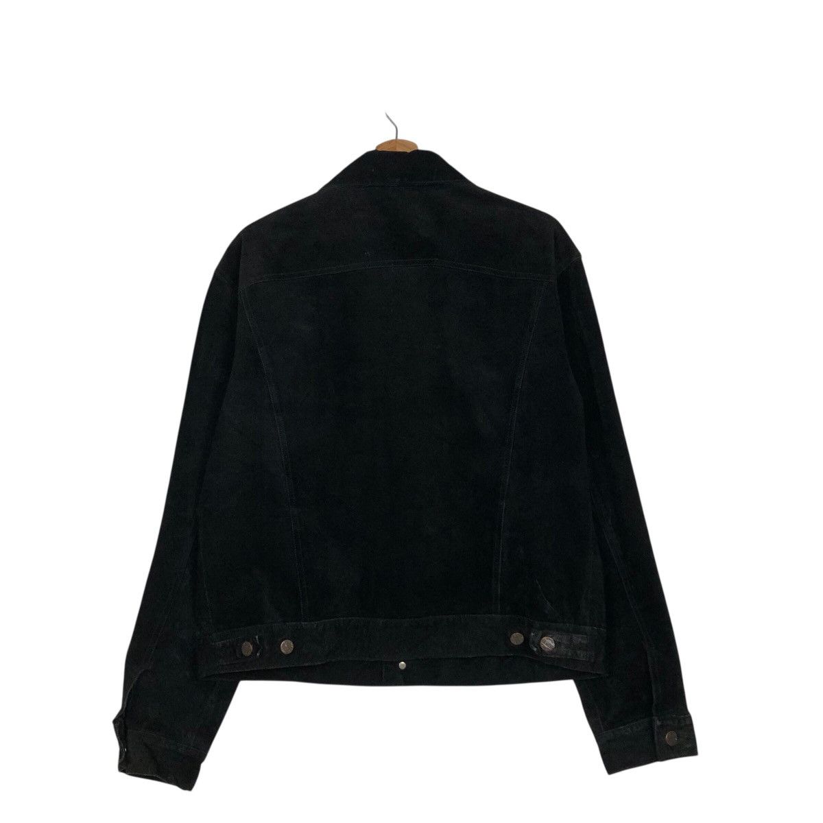 Japanese Brand Prensa Stylish Standard Suede Jacket Black Worker Essential Size US L / EU 52-54 / 3 - 9 Thumbnail