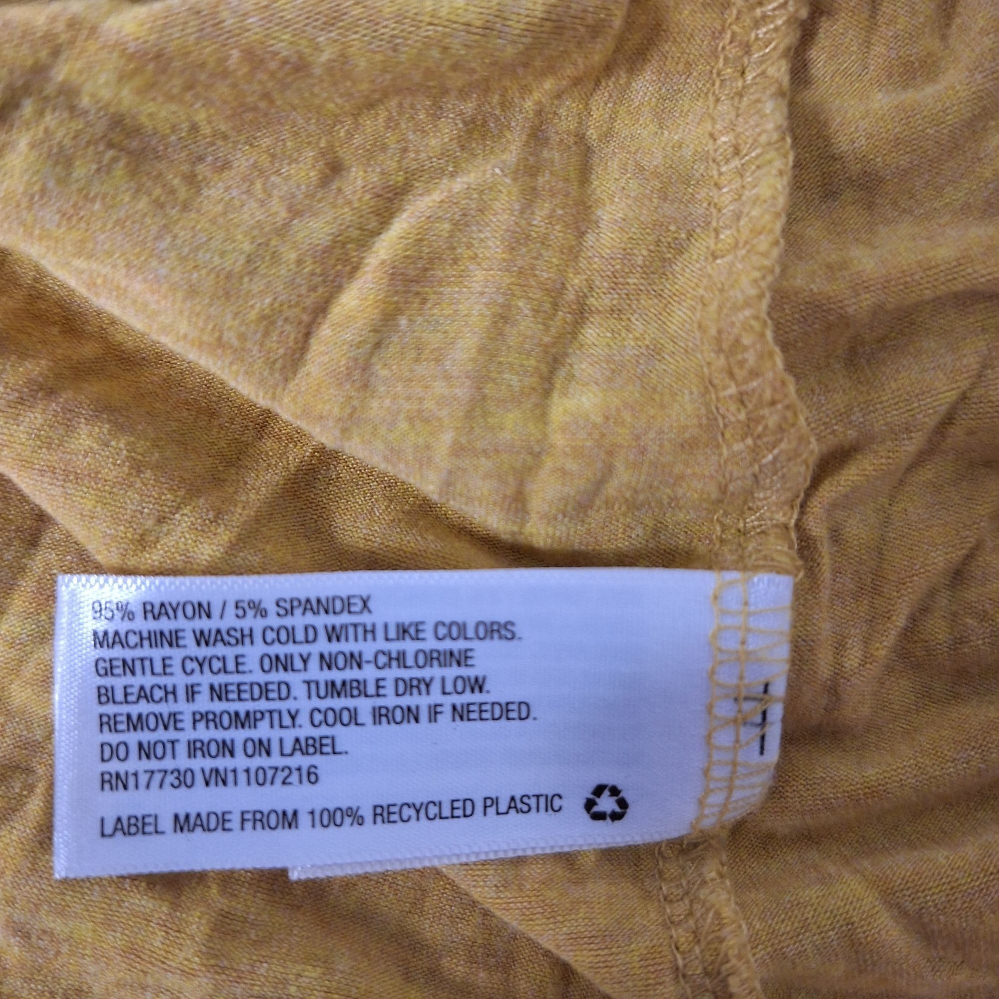 Other A New Day Mustard Yellow Henley Shirt XS Pockets Soft Knit C Size XS / US 0-2 / IT 36-38 - 5 Thumbnail