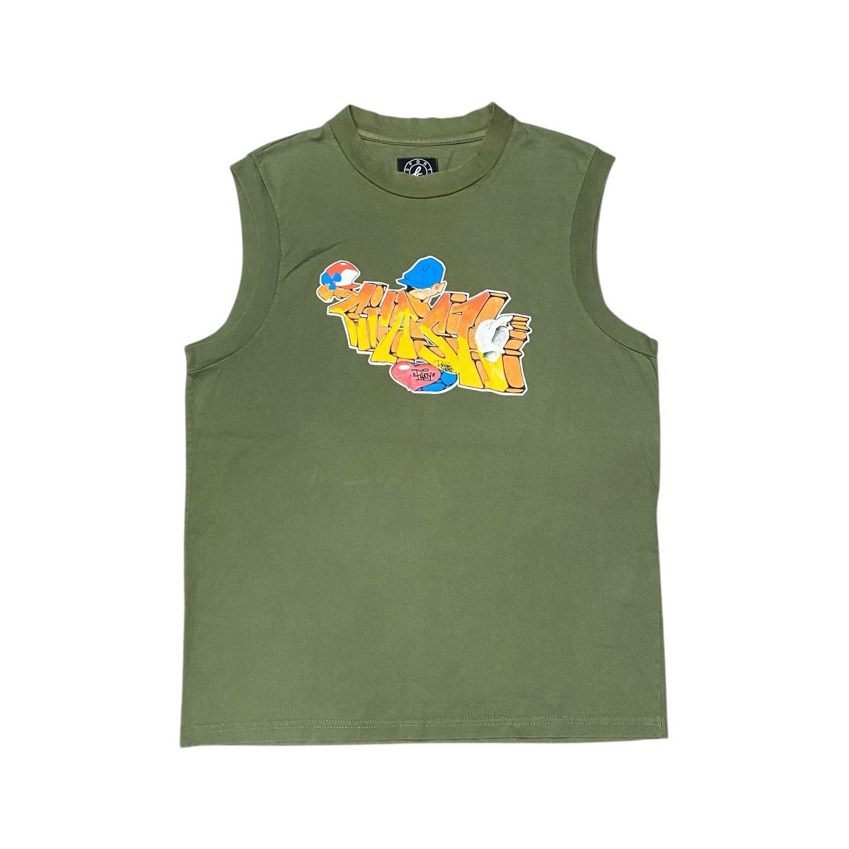 agnes b. Vintage Agnes B. Sport X Phaty Hiphop Graffiti Sleeveless Size L / US 10 / IT 46 - 1 Thumbnail