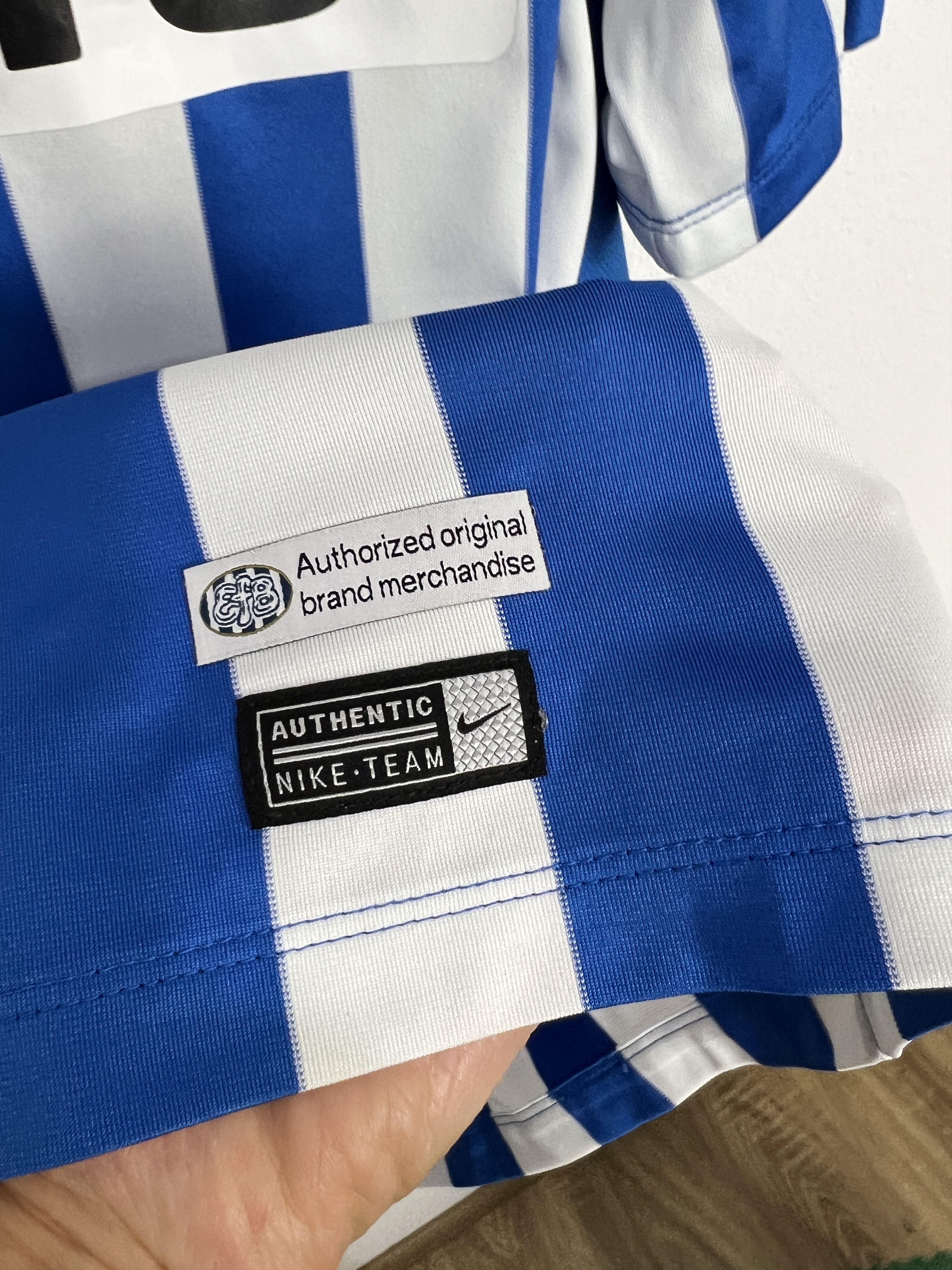 Nike Esbjerg Home football shirt 2014 Nike #7 Vestergaard Size US XXL / EU 58 / 5 - 6 Thumbnail