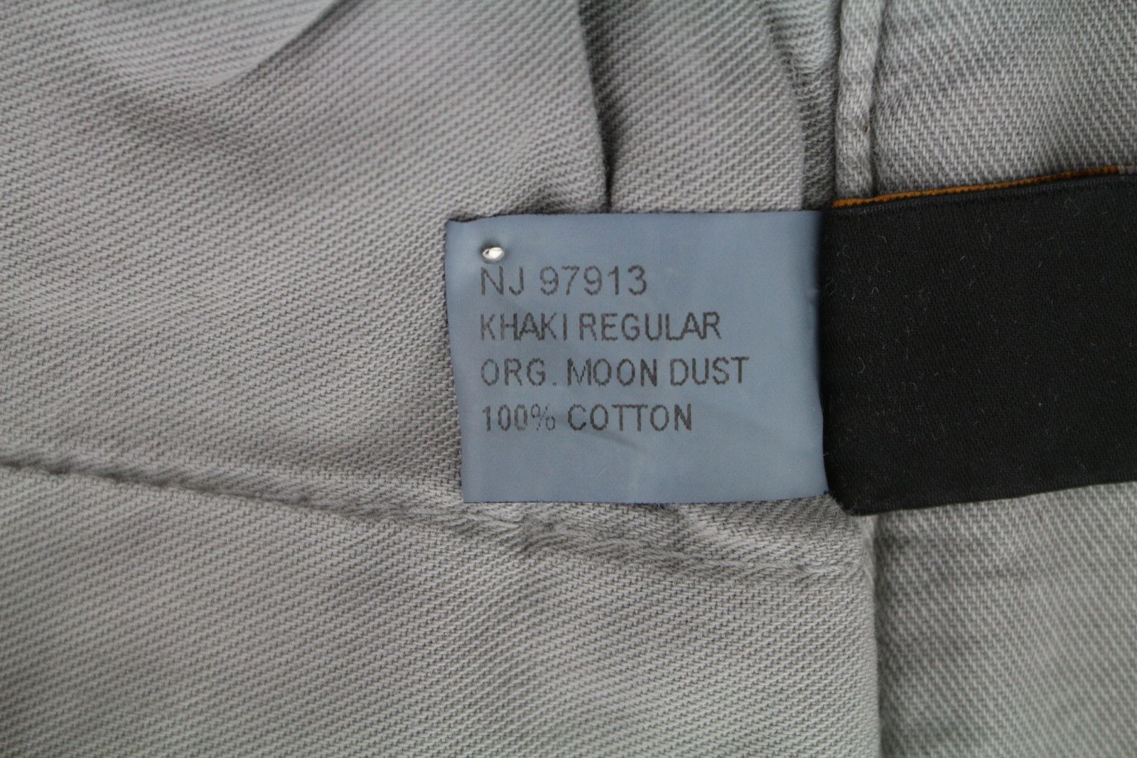 Nudie Jeans KHAKI REGULAR W32/L34 Organic Moon Dust Trousers 86104 Size US 32 / EU 48 - 8 Thumbnail