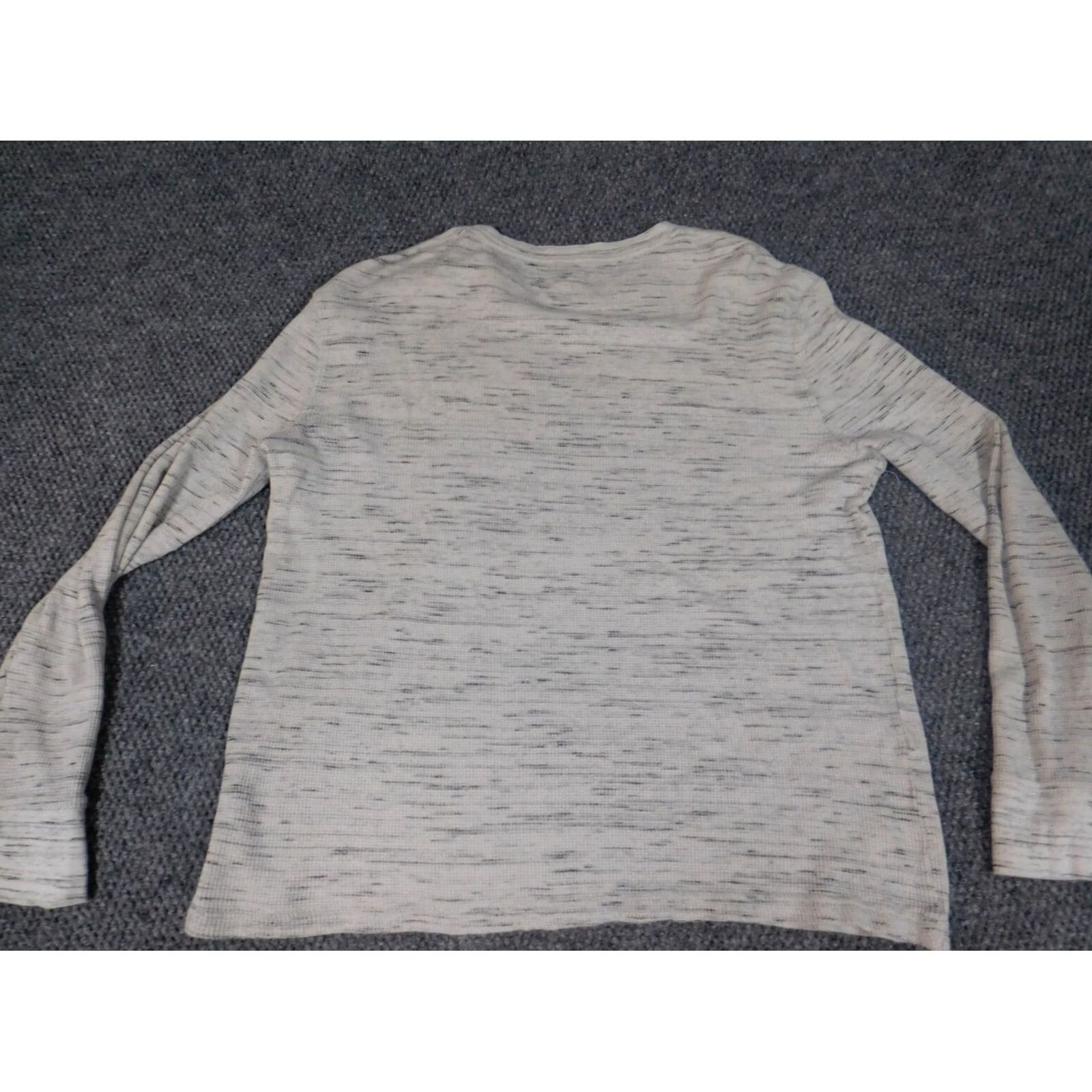 Old Navy Old Navy Mens Sweater XL Gray Crew Neck Pullover Stretch Knit Wool Cotton Regular Long Sleeve Camouflage Vintage: No Size US XL / EU 56 / 4 - 6 Thumbnail