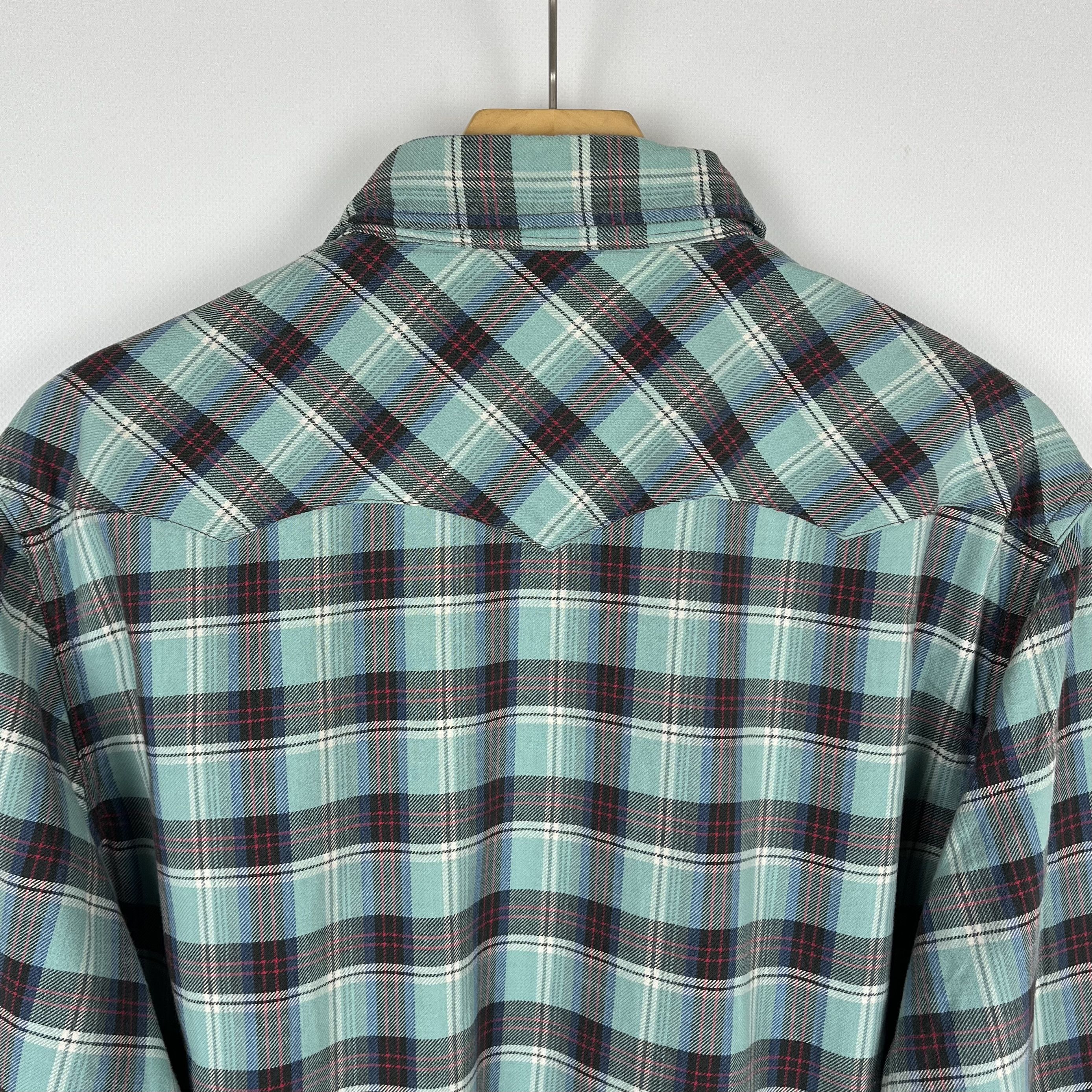 RRL Ralph Lauren RRL Ralph Lauren Western Checkered Long Sleeve Shirt Size US XL / EU 56 / 4 - 22 Thumbnail