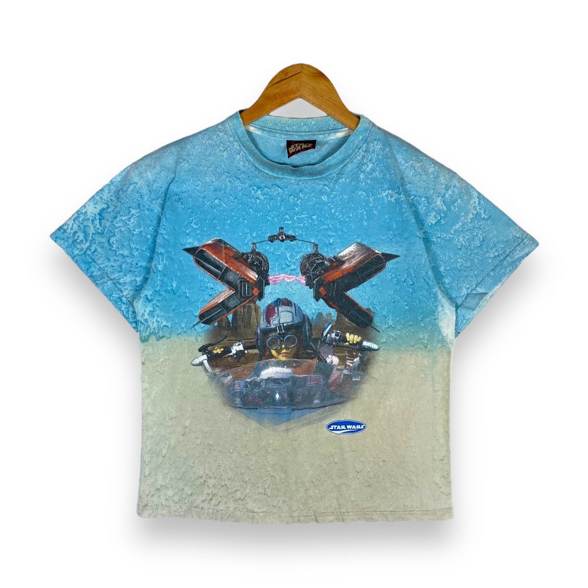 Star Wars × Vintage VINTAGE 90's STAR WARS ANAKIN SKYWALKER TYE DYE TEE Size US XS / EU 42 / 0 - 1 Thumbnail