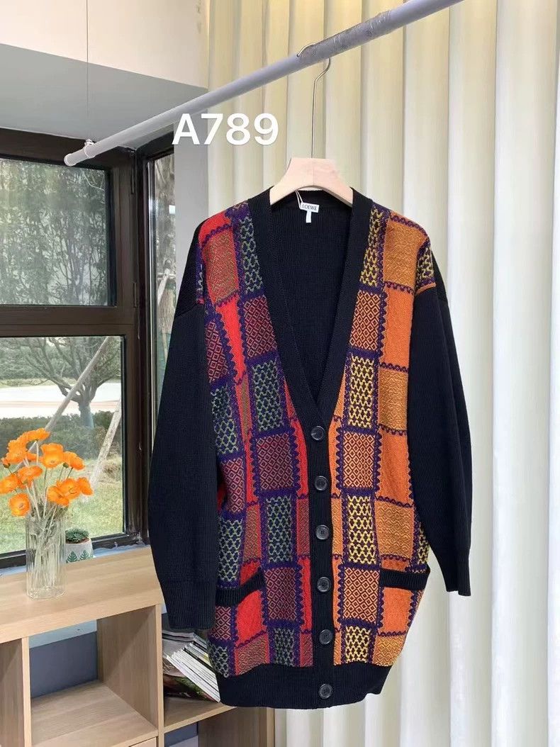 Loewe Loewe Colorful loose long wool cardigan Size S / US 4 / IT 40 - 4 Thumbnail