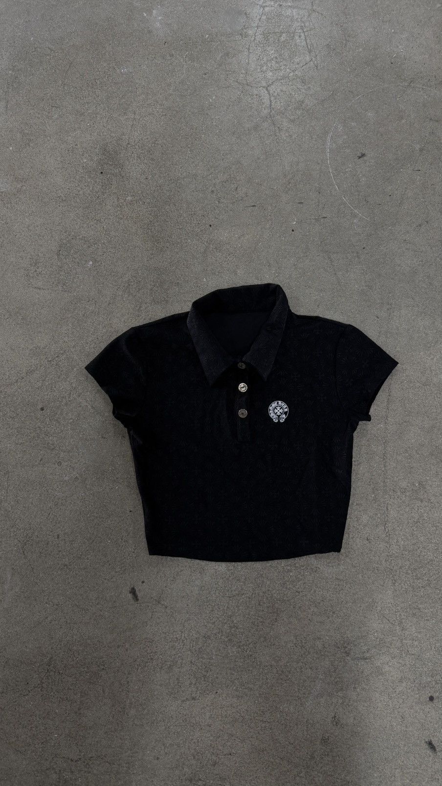 Chrome Hearts RARE! Chrome Hearts Monogram Horseshoe Polo Tennis Top Size XS / US 0-2 / IT 36-38 - 1 Thumbnail
