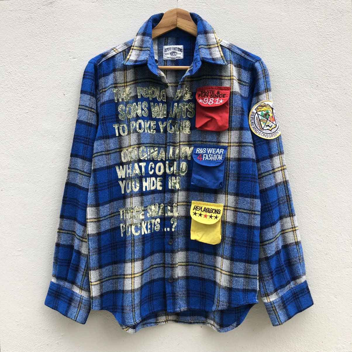 Replay Replay And Sons Flanel Checked Long Sleeve Size US S / EU 44-46 / 1 - 3 Thumbnail