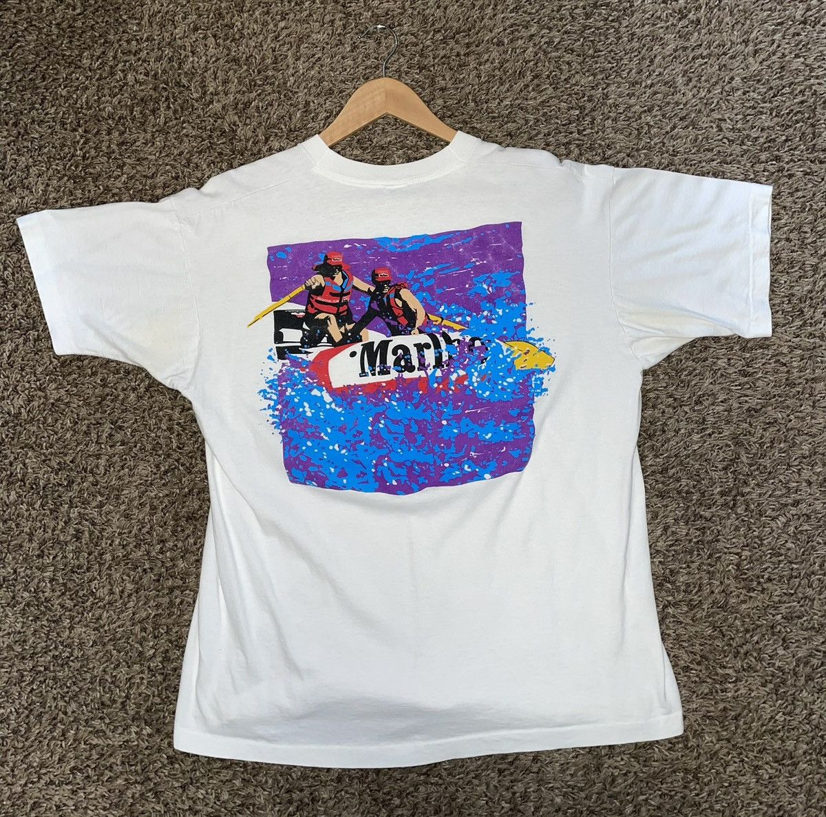 Marlboro Adventure Team Vintage Marlboro Adventure Team pocket T-Shirt Size US XL / EU 56 / 4 - 1 Thumbnail