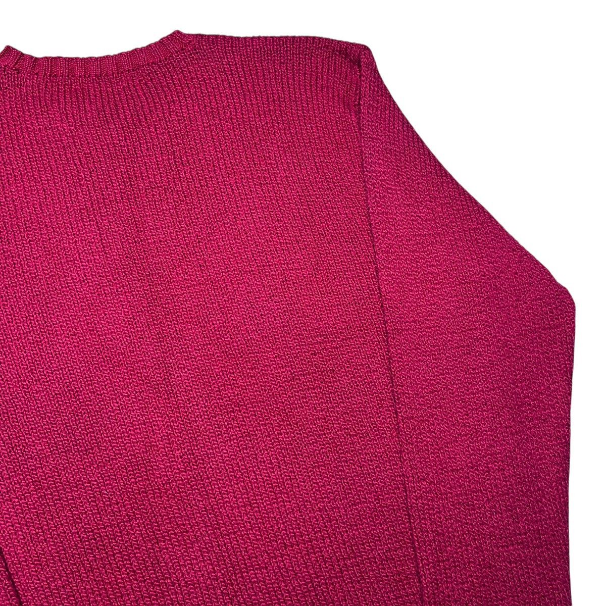 Polo Ralph Lauren Vintage Polo Ralph Lauren Red Cotton Knit Pullover Sweater Size US L / EU 52-54 / 3 - 20 Thumbnail