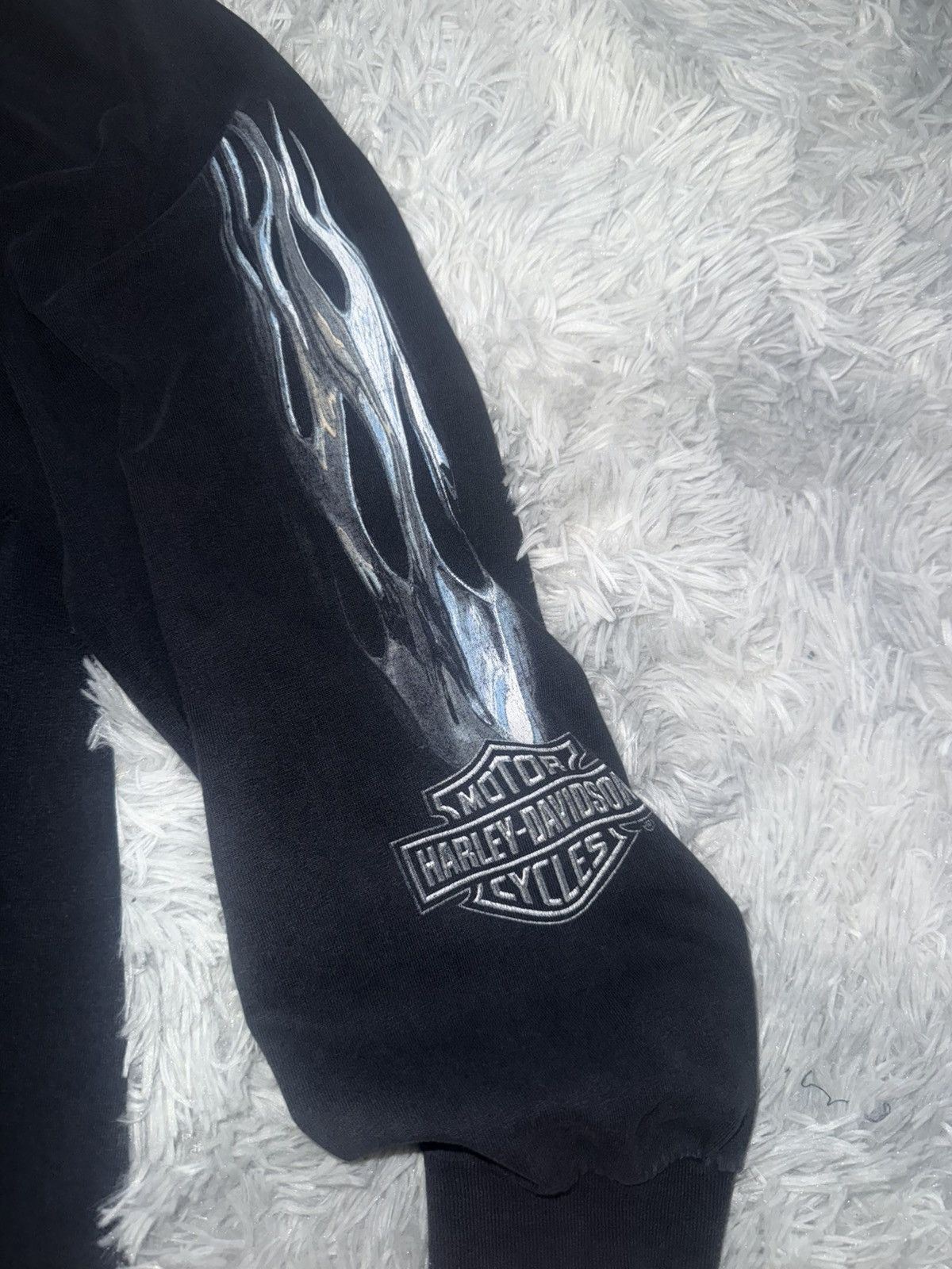 Harley Davidson Chrome flame harley w sleeve hit Size US XL / EU 56 / 4 - 3 Thumbnail